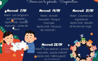 Mercredis JANVIER et FEVRIER +6ans