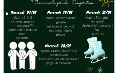 Mercredis JANVIER et FEVRIER -6ans