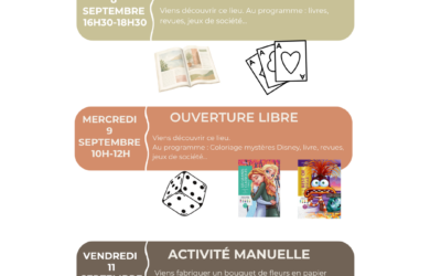 Planning EVS Septembre/Octobre